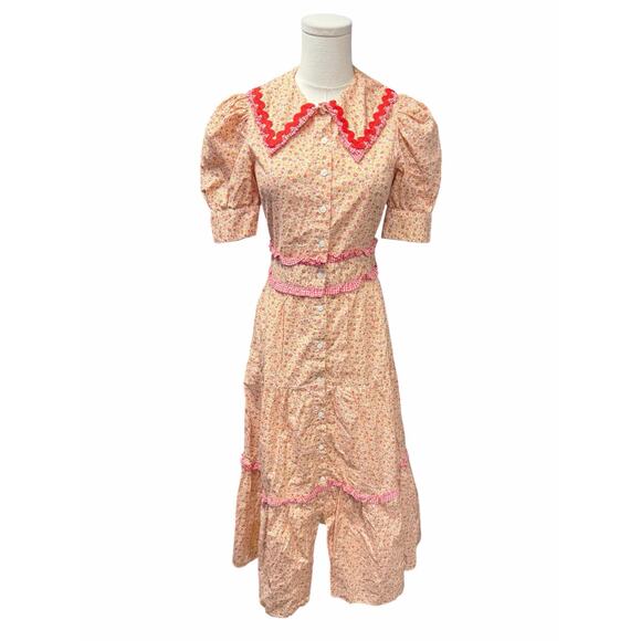 English Factory Floral Print Midi Dress - Picture 4 of 8